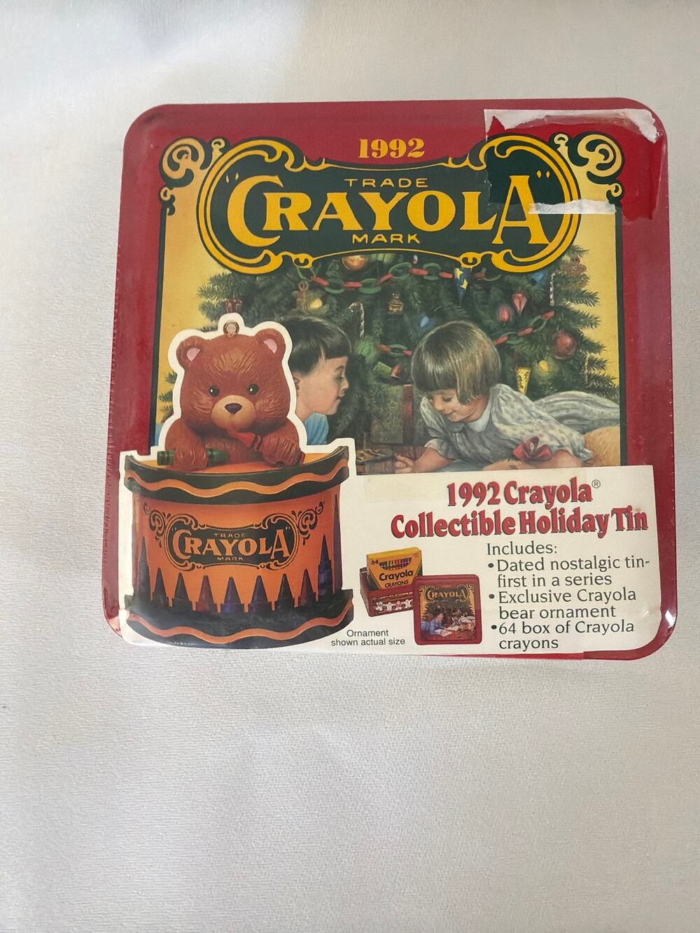1992 Crayola Collectible Holiday Tin'